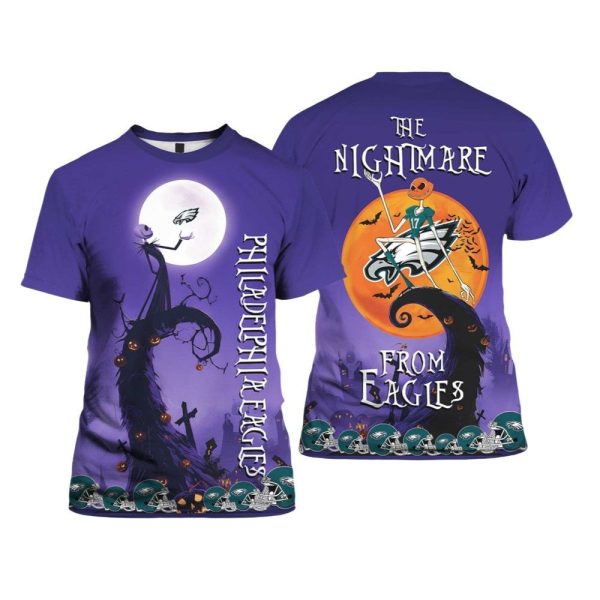 Eagles Halloween The Nightmare 2025 Shirt 1 2