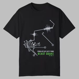 Strong Left Slot Z Left 17 Power Beast Quake Shirt 0 0