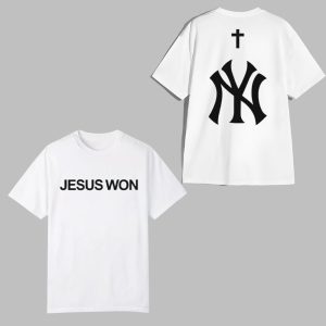 2025 NY Yankees Jesus Won Shirt 0 0
