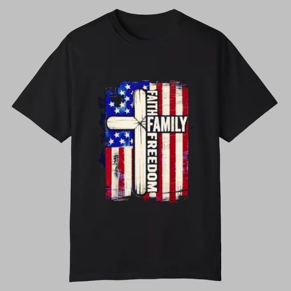 Faith Family Freedom Shirt 0 0