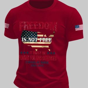 Free Dom Is Not Free It Must Be Fought For And Defended Charlie Kirk Shirt