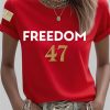 Freedom 47 Charlie Kirk Print T shirt 2