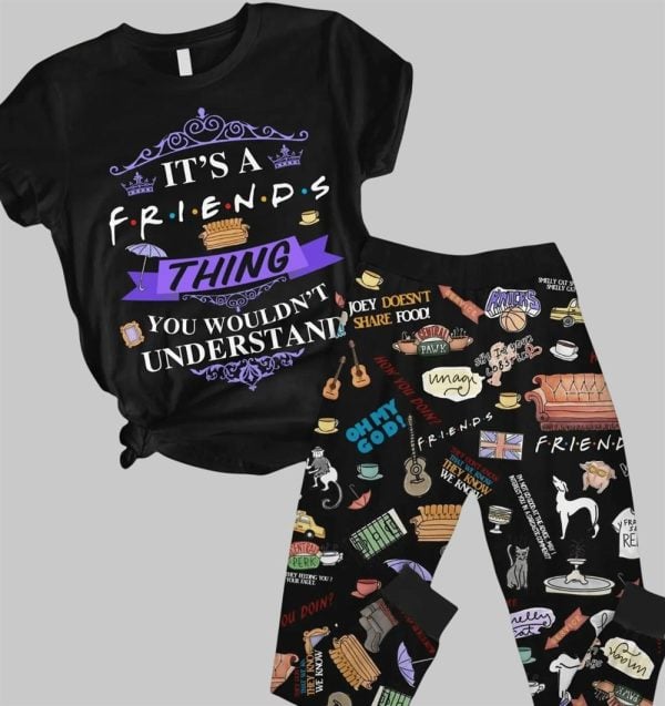 Friends Show Casual Pajama Set 1