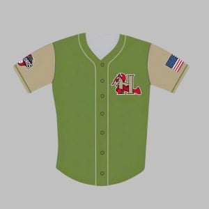 Hickory Crawdads Military Night Jersey 2025 Giveaway 1 1