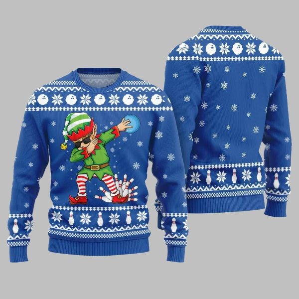 Funny Bowling Ugly Sweater Christmas 2025 5