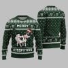 Funny Cow Merry Kissmyass Ugly Sweater Christmas 2025 5