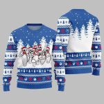 Funny Dancing Bowling Pins Ugly Sweater 2025 Christmas