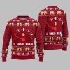 Funny I Need Beer Ugly Sweater Christmas 2025 5