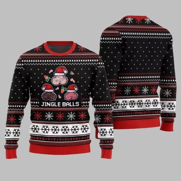 Funny Jingle Balls Ugly Sweater Christmas 2025 2