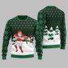 Funny Santa Football Ugly Sweater Christmas 2025 3