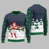Funny Santa Football Ugly Sweater Christmas 2025 4