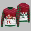 Funny Santa Football Ugly Sweater Christmas 2025 5