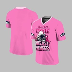 2025 Seahawks Tackle Breast Cancer Jersey 1 1