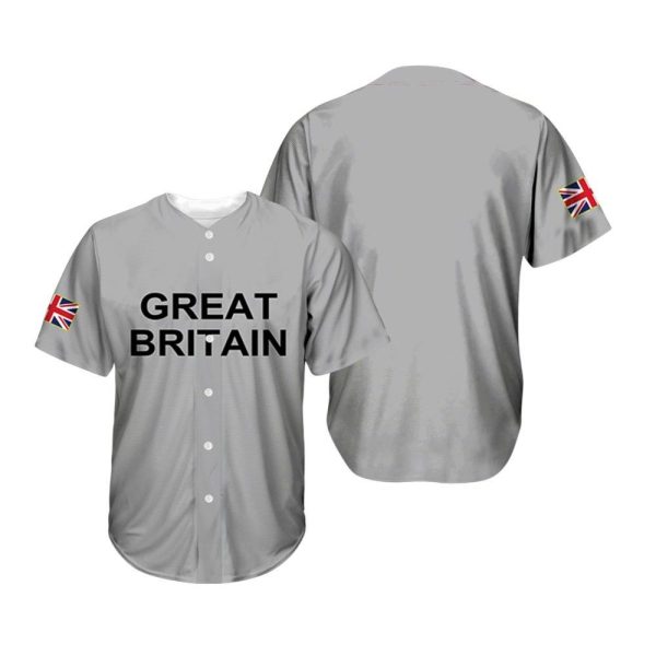 Great Britains World Baseball Classic Jersey 1 2