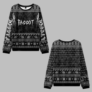 2025 Christmas Punk Faggot Pride Ugly Christmas Sweater 0