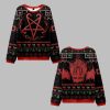 Hail Santa Occult Ugly Sweater 2025 Christmas 0