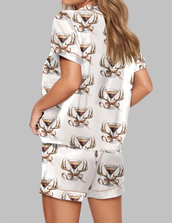 Hunting Antlers Espresso Martini Pajama Set 4