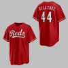 Ishowspeed Delacruz Reds Baseball Jersey 0
