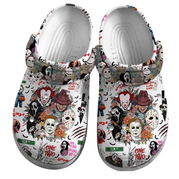 It Pennywise Horror Movie Halloween Classic Clogs Shoes 1 2