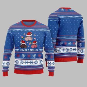 Funny Jingle Balls Ugly Sweater 2025 Christmas