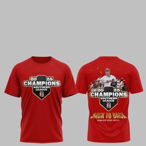 Birmingham Barons 2025 Southern League Champions Back To Back Shirt 1