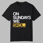 J.J. McCarthy On Sundays We Skol Shirt