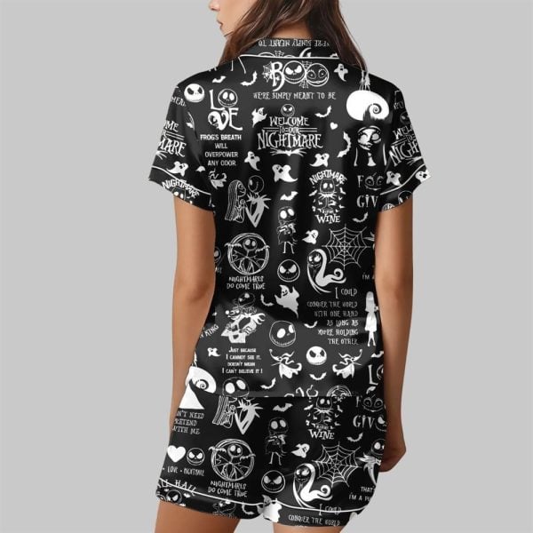 Jack And Sally Nightmare Pajamas Set 2