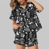 Jack And Sally Nightmare Pajamas Set 3