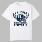 Jack O'Neal Tribute Wear P.S. Jones Middle School Football Shirt
