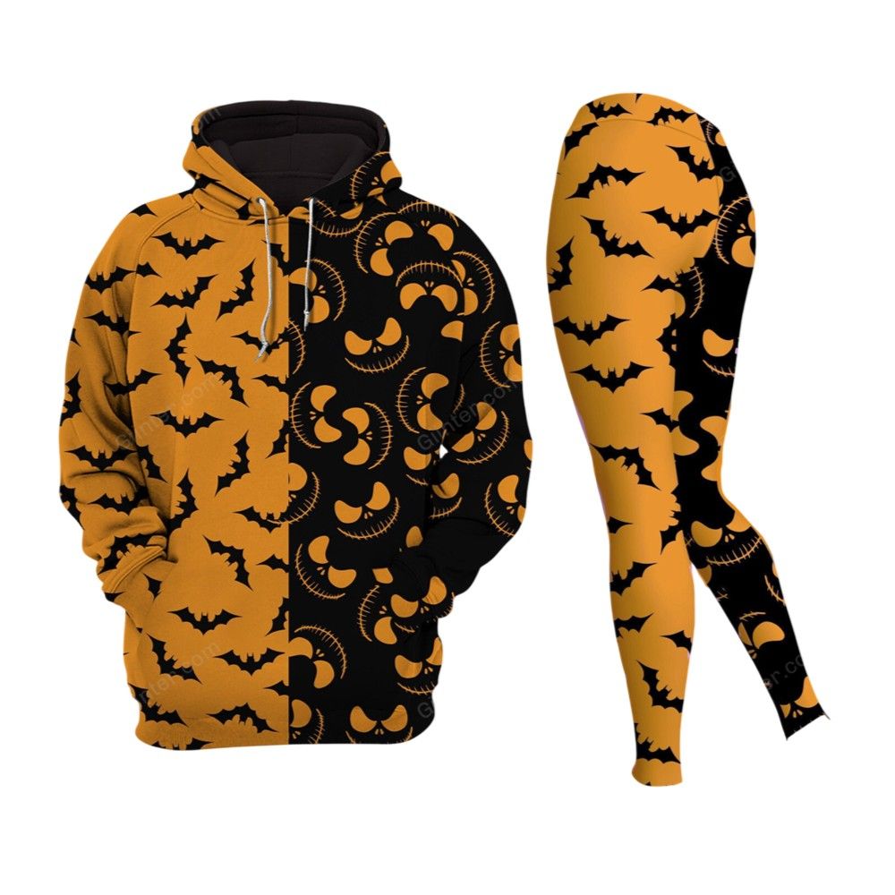 Jack Skellington Faces Combo Hoodie Leggings 2025 Halloween 2 Jack Skellington Faces Combo Hoodie Leggings 2025 Halloween 1 2