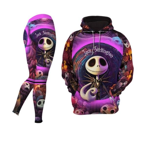 Jack Skellington Nightmare Combo Hoodie Leggings 2025 Halloween 1 2