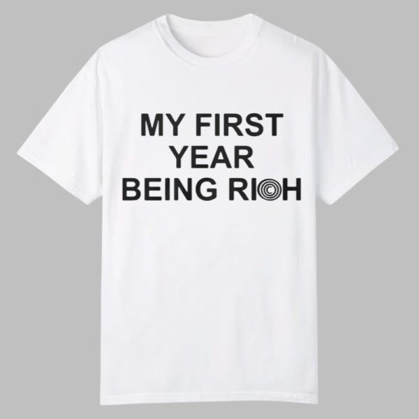 Jalen Carter My First yar Being Rich Shirt 0 0