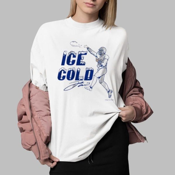 Josh Allen Buffalo Bills Ice Cold Signature Shirt 0 2