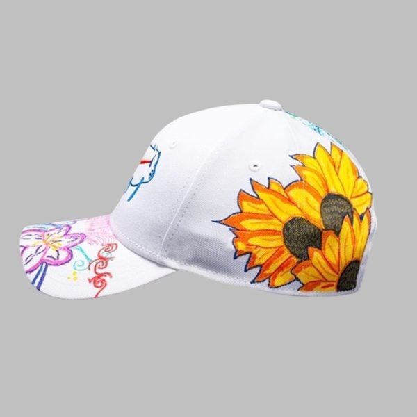 Josh Allen at Buffalo Oishei Childrens Hospital Flower Hat 3