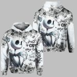 Just A Girl Who Loves Jack Skellington Combo Hoodie Leggings 2025 Halloween