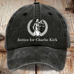 Justice For Charlie Kirk Baseball Cap