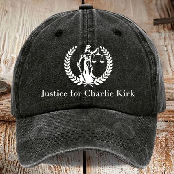 Justice For Charlie Kirk Baseball Cap 1