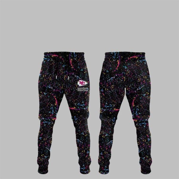 KC Chiefs Crucial Catch Intercept Cancer 2025 Joggers