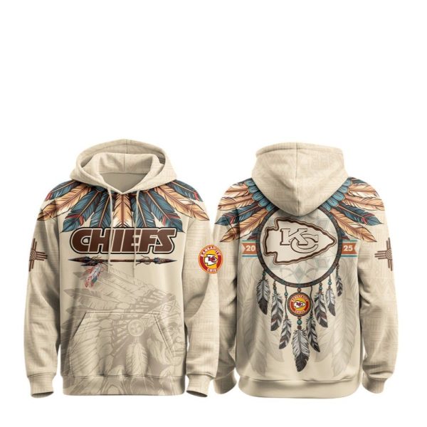 KC Chiefs Native American Heritage Month 2025 Hoodie 1 2