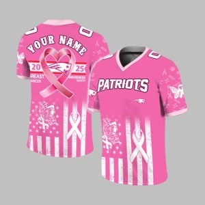Patriots Breast Cancer Awareness Month 2025 Jersey 1 1