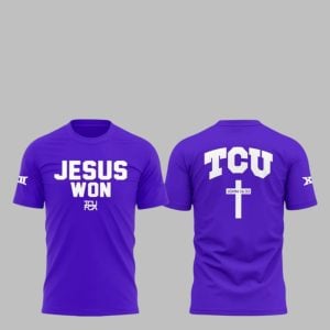 TCU Horned Frogs Jesus Won Shirt 1 1