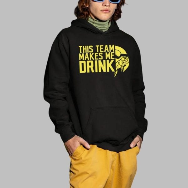 Kevin Oconnell This Team Makes Me Drink Minnesota Vikings Shirt 4