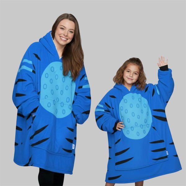 Kpop Demon Hunters Tiger Blanket Hoodie 4