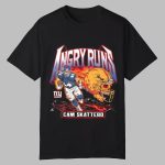 Kyle Brandt Angry Runs NY Giants Cam Skattebo Painting Shirt