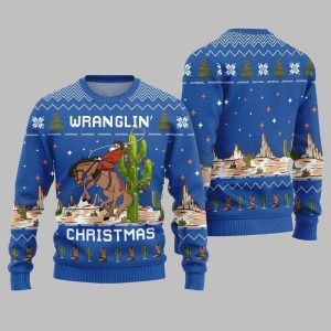 2025 Christmas Wrangling Ugly Christmas Sweater 1