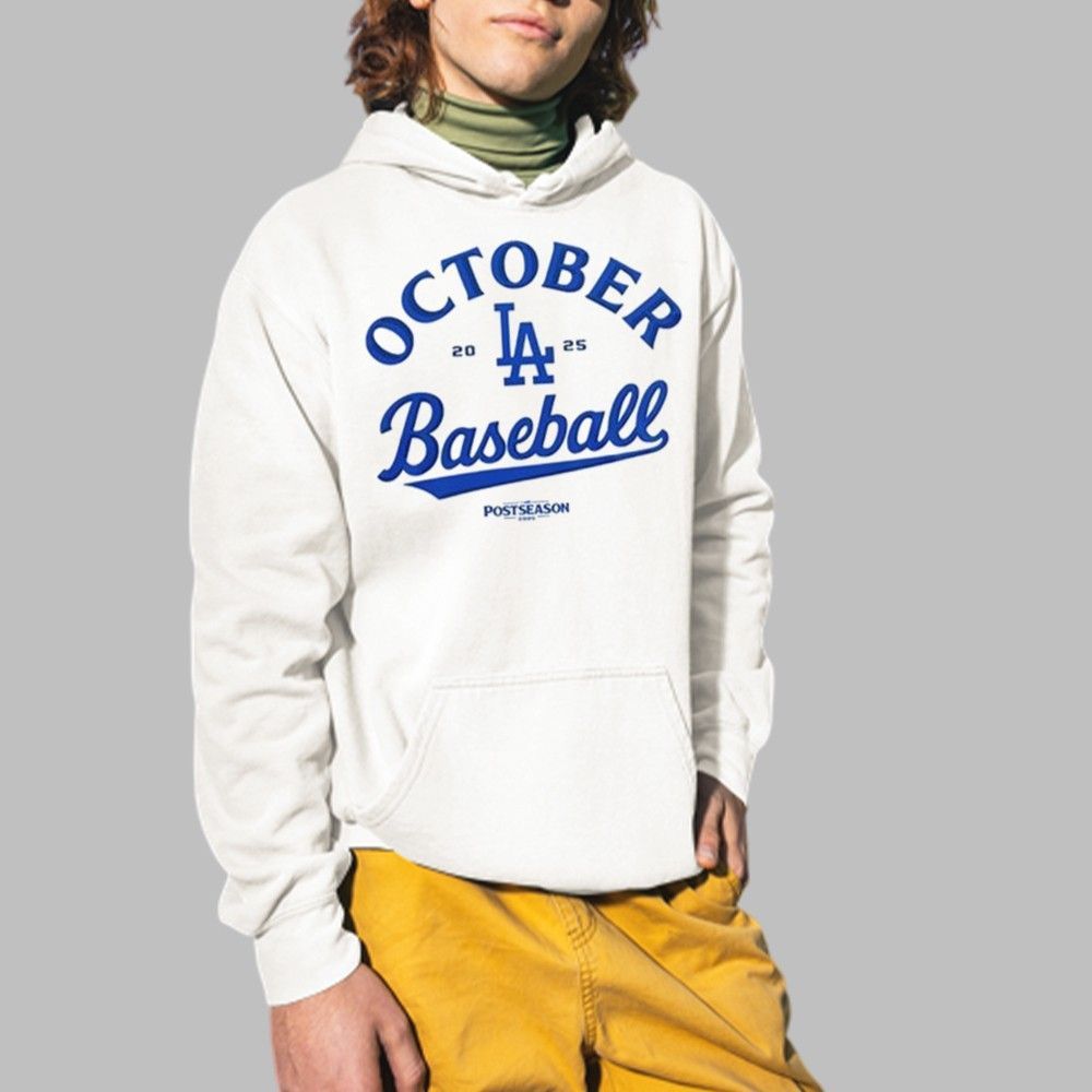 LA Dodgers Baseball October Postseason Clinched 2025 Shirt 4 LA Dodgers Baseball October Postseason Clinched 2025 Shirt 2 1