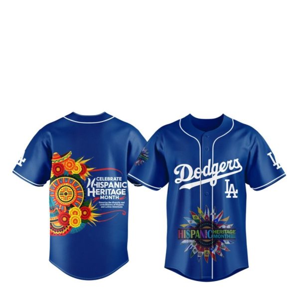 LA Dodgers Celebrate Hispanic Heritage Month 2025 Jersey 1 2