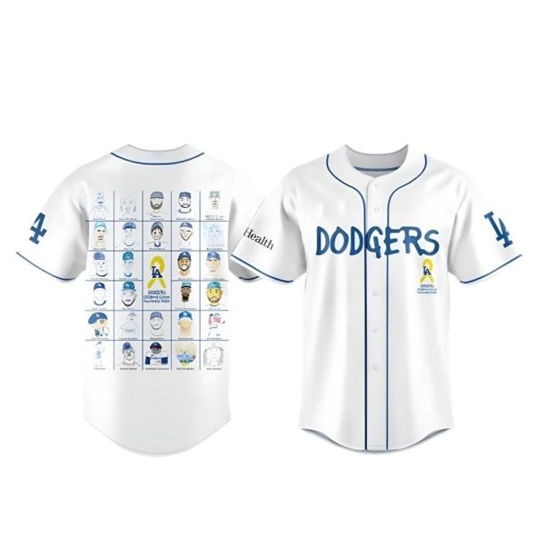 LA Dodgers Childhood Cancer Awareness Night 2025 Jersey 1 2