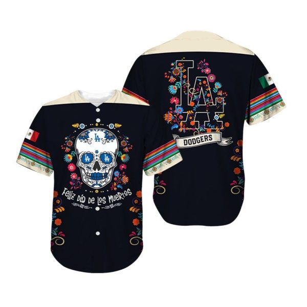 LA Dodgers Dia De Los Muertos 2025 Jersey 1 2