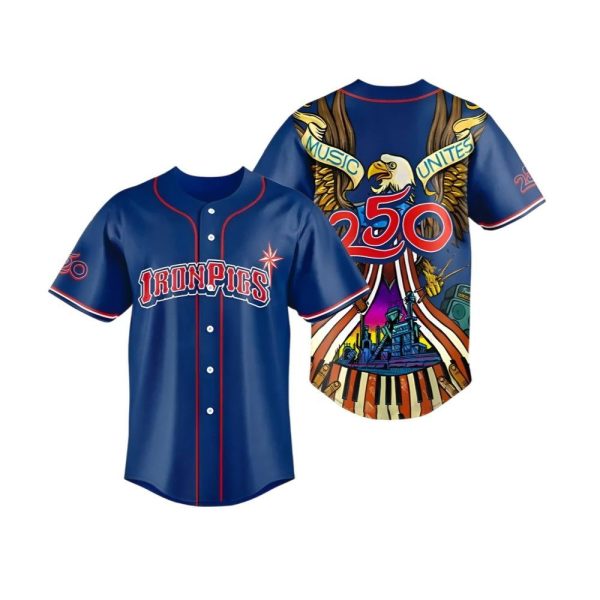 Lehigh Valley IronPigs Americas 250th Anniversary ersey 1 2